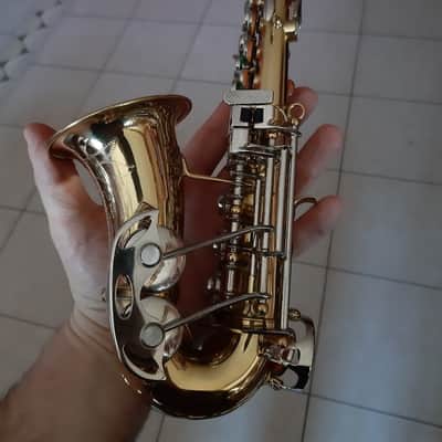 Ultra rare vintage curved Sopranino Saxophone Eb , hanmade sax Prof. Orsi Milano completely restored !!!!! image 9
