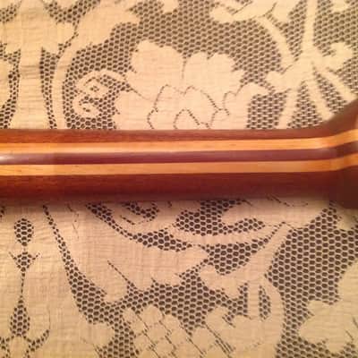 Wishbass Fretless Handmade 2010 Natural Cherry Left Handed image 7