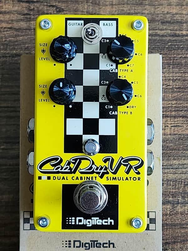 DigiTech CabDryVR Dual Cabinet Simulator 2010s - Yellow/Black/White image 1