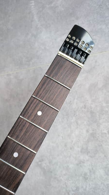 6-String Roasted Maple Headless Guitar Neck with Rosewood fretboard, 24-Frets image 1