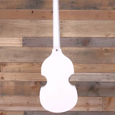 Hofner HI-459-PE Pro Ignition Violin Guitar Pearl White image 5