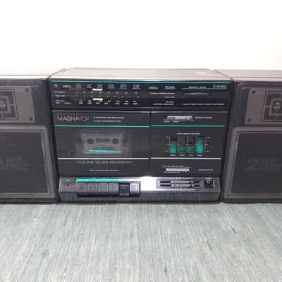 Magnavox D-8480 Vintage Boombox Portable Tape Player Tested Working image 1
