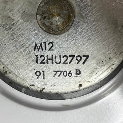 Reconed Pair Vintage 1977 Oaktron 12" 12HU2797 8 ohm Speakers (12) image 4