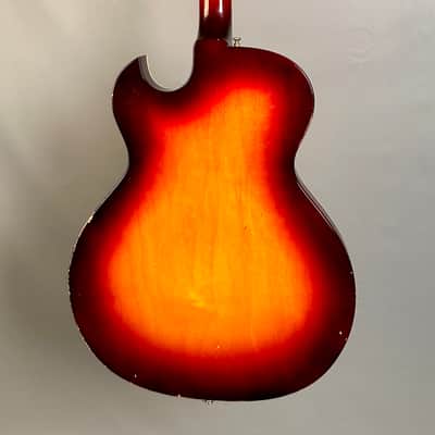 Guild T-100-D Slim jim 1965 - Sunburst image 17