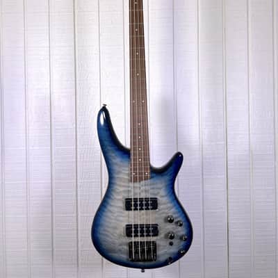 Ibanez SR400EQM Stained Cosmic Blue Starburst - Blemished image 3