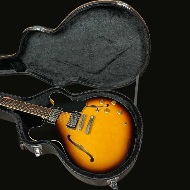 Burny Late 80's Fernandes RSA-60 ES-335 Reissue Vintage Sunburst