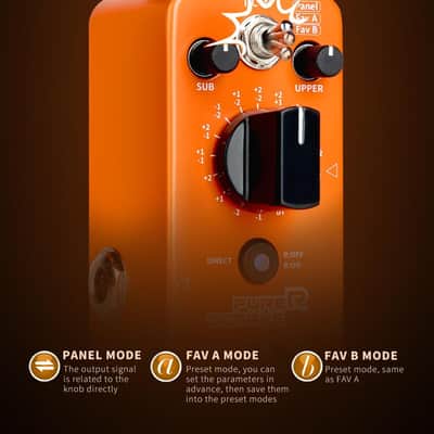 Mooer Purer Octave Micro Seires Overdrive, Boost, Delay, Noise Gate, Flanger (Price includes the import duty for US buyer) image 4