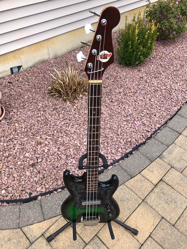 Vintage Teisco EB-100 Short Scale Bass 1960s image 1