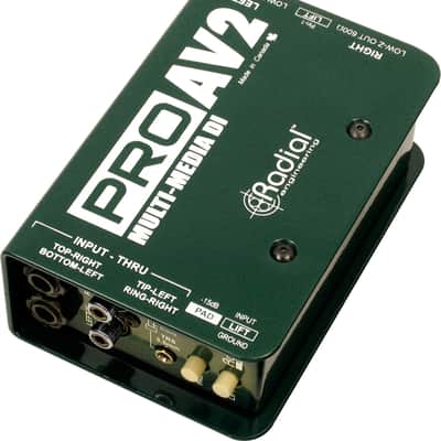 Radial ProAV2 2-channel Passive A/V Direct Box image 4