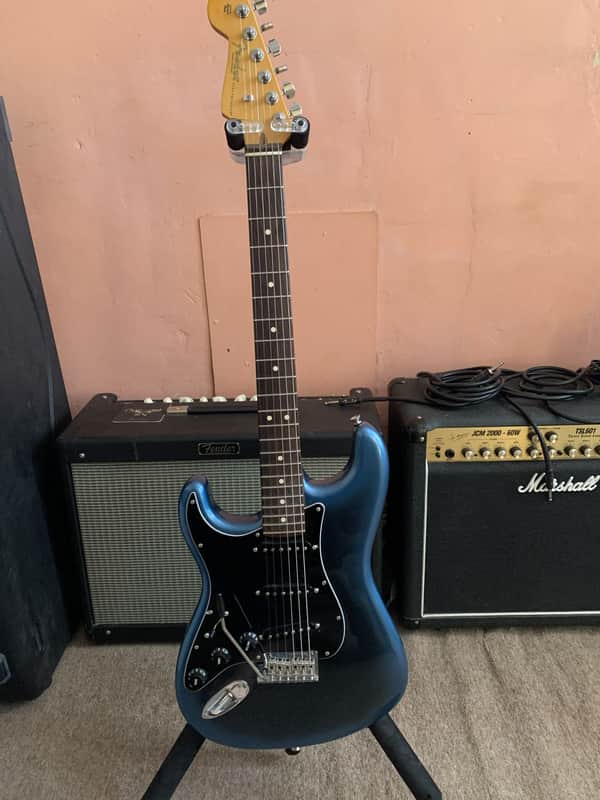 Fender Stratocaster American Professional II Dark Night Left Handed 2024 - Gloss