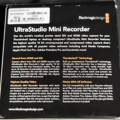 Blackmagic Desig UltraStudio Mini Recorder - Thunderbolt image 6