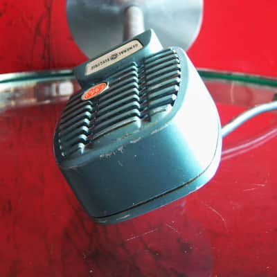 Vintage 1950's General Electric 97U20 / Shure 510C controlled reluctance microphone Hi Z w stand image 9
