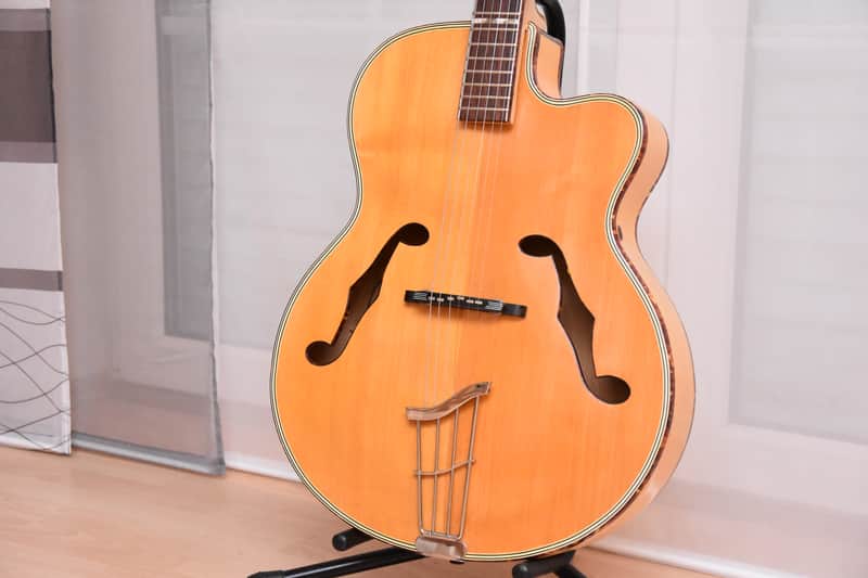 Rodebald Hoyer Jazzstar – 1958 Solid Wood German Vintage Archtop Jazz Guitar / Gitarre image 1