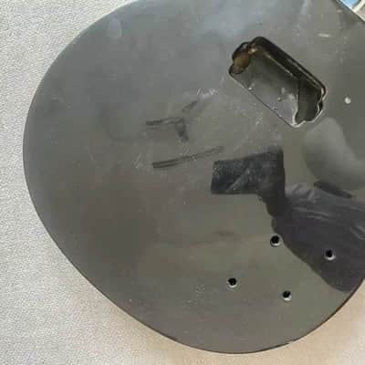 Black Single Cut Guitar Basswood Body DIY Project image 3
