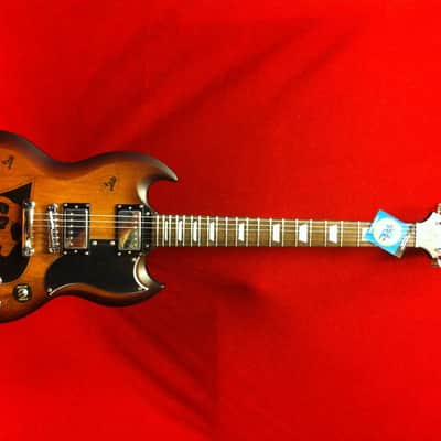 Spear S100 S MOP Open Pore 2013 SG Style Electric Guitar W/Gig Bag and DVD image 3
