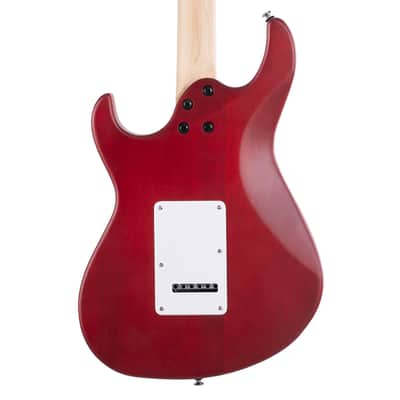 Cort G110 Double Cutaway Electric Guitar - Open Pore Black Cherry image 7