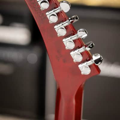 Gibson Victory Figured Top Electric Guitar - Wine Red Burst with Dirty Fingers Pickups and Hardshell Case image 5