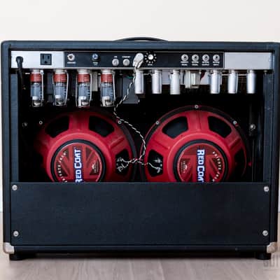 Bluetron BlueDrive Hand-Wired Black Panel-Style 2x12 Tube Combo Amp 85 Watt, 6L6 image 7