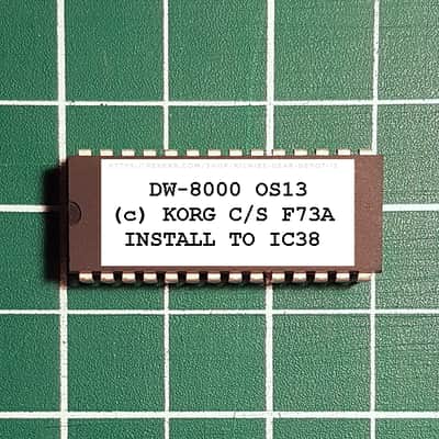 Korg  DW-8000  OS 13 Final EPROM Firmware Upgrade Kit