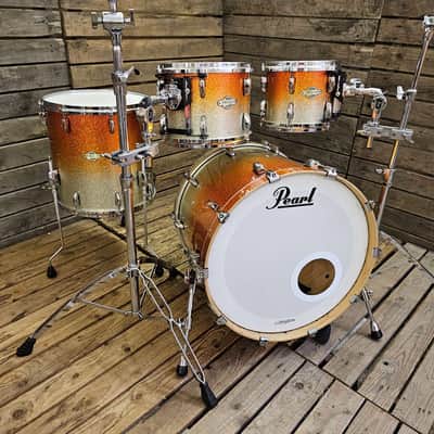Drum Kit Pearl Masters MCX All Maple, Orange Sparkle Fade USED! RKMCX201025 image 3