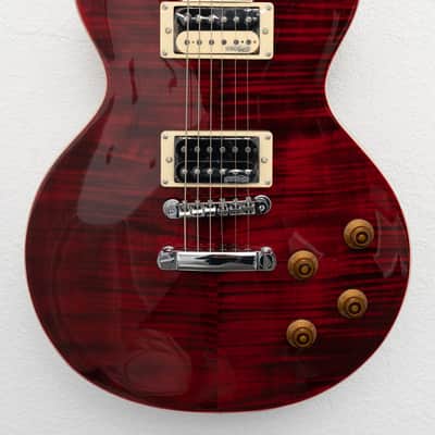 Vintage V100TWR Reissued Series Single Cut 2010s Trans Wine Red image 10