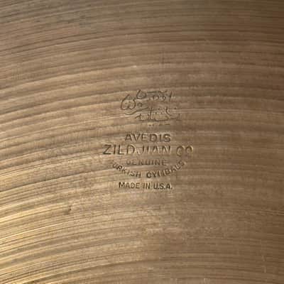 Zildjian 22" Avedis A Sizzle Ride Cymbal 3450 Grams image 3