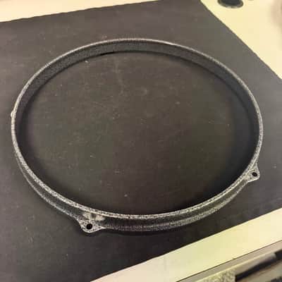 Gretsch Broadkaster 12” 5 Lug Die Cast Hoop NOS 90’s - 00’s - Gunmetal image 1