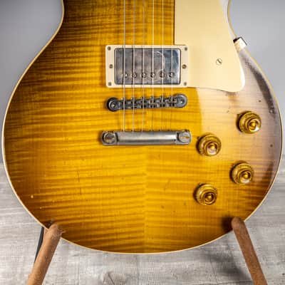 Gibson 59 Les Paul Std Murphy Aged , Green lemon Fade | DEMO image 6