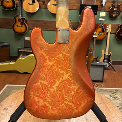 Berly Guitars P Style Bass Pink Paisley Authorized Dealer image 11