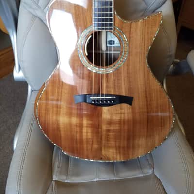 Maestro Guitars Custom Series Singa KO CSB K 2017 Full Pacific Koa image 4
