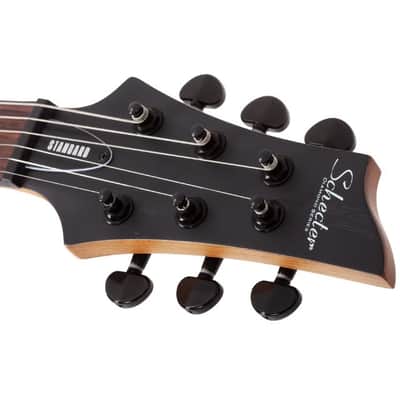 Schecter 3951-SHC C-1 Standard 6 String RH Electric Guitar - Charcoal Satin image 6