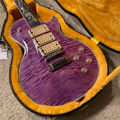 DRAGON 🐉🐲! 2025 Gibson Custom Shop Les Paul Dragon Purple Denim Blue Trans Violet Pink Flame Top TV White Ebony Classic White CustomBuckers M2M Made To Measure Ultima Modern Supreme Burst Abalone Master Artisan Collector’s Limited Edition Figured image 21