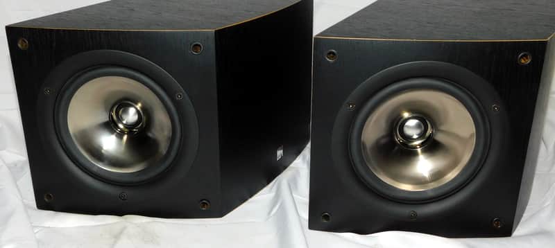 KEF iQ8ds DiPole Rear Surround Speakers Black 4 way, 2 Spkr image 1