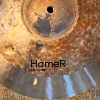 DARK 1/2 LATHE ISTANBUL Mehmet Hamer 16” SPLIT CRASH 914 g PERFECT Turk Traditional image 5