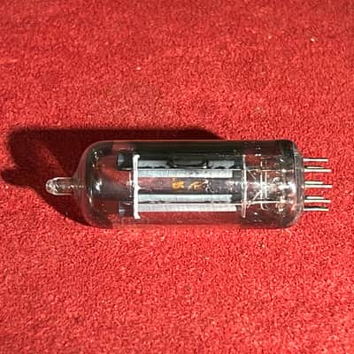 RCA (Single) Vintage 6CG7/6FQ7 Amplifier Electron Vacuum Tube 1960s - Clear Glass / Red Letter image 4