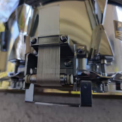 Tama Artwood Chrome cover birch snare Late 80s - Chrome wrap image 5