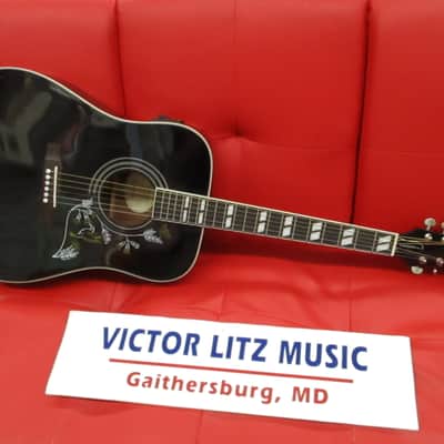 Epiphone Hummingbird Pro EB black image 1