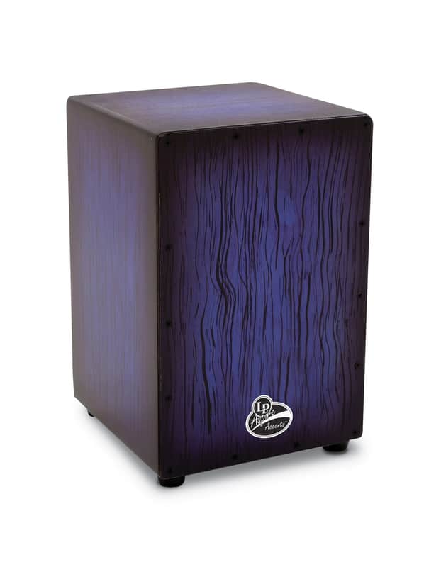 LP Aspire Accents Wire Cajon Blue Burst Streak (LPA1332-BBS) image 1