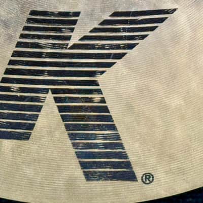 23 YEARS OLD BRILLIANT FINNISH PROTOTYPE 18” Zildjian K DARK THIN Crash 1420g image 9