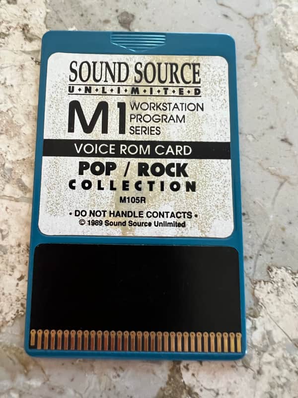 Sound Source Unlimited M1 Pop Rock Collection voice rom card image 1