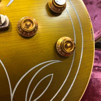 Gibson Custom Shop Billy Gibbons "Pinstripe" '57 Les Paul (Aged) 2013 - Aged Goldtop image 4