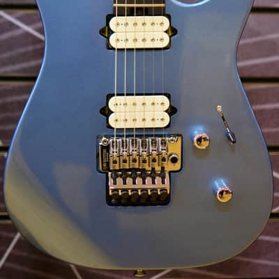 Jackson MJ Series Dinky DKR Ice Blue Metallic Electric Guitar & Case B Stock image 1