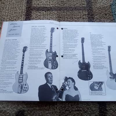 Vintage 1962 Gibson Full-Line Catalog! Rare, Original Case Candy, Paperwork! image 6