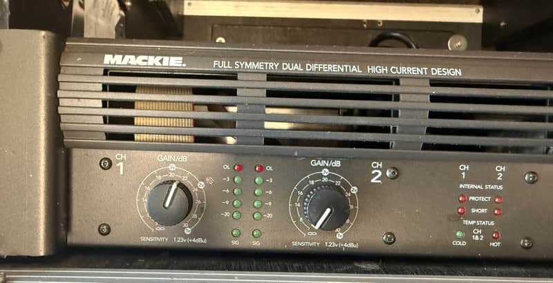 Mackie M1400i FR Series 2-Channel Power Amplifier 2000 - 2005 - Dark Gray image 1