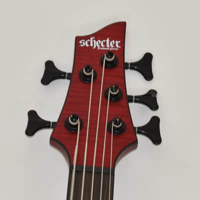 Schecter C-5 GT Bass Satin Trans Red B-Stock 0711 image 5