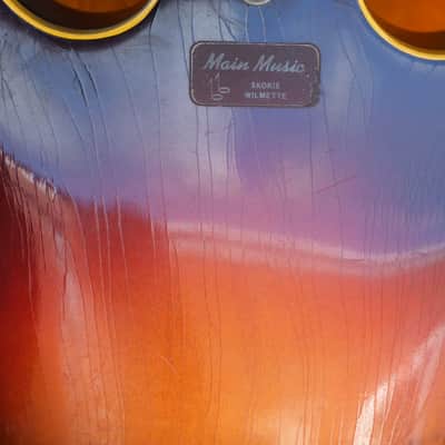 Gibson EB2 4 String Bass Guitar 1967 - Sunburst image 9