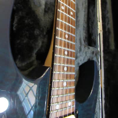 Ibanez RG520QS 1998 Transparent Blue image 6