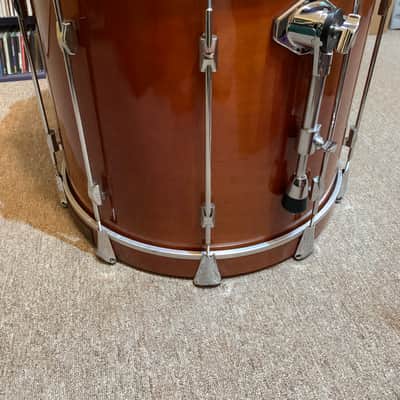 RARE Vintage Noble & Cooley Star Series 22 x 18" Bass Drum in Honey Amber Gloss image 14