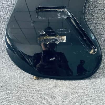 Black 4 String Jazz Bass Style Basswood Body image 6