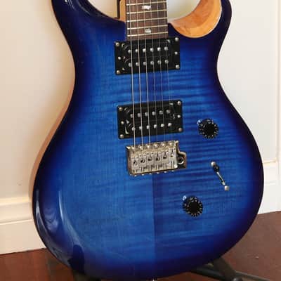 PRS SE Custom 24 w/ Bird Inlays - Blue Flame Top image 4
